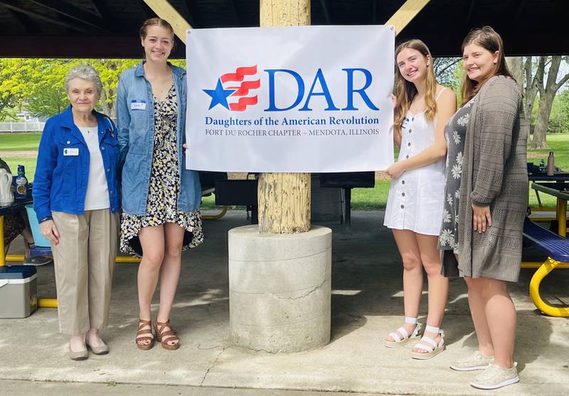 Daughters of the American Revolution Good Citizens were Sarah Peters from La Salle-Peru High School, Alex Lynn Stremlau from Mendota High School, and Isabella Harp from Earlville High School.