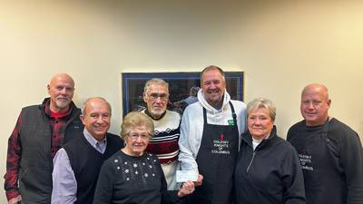 Oglesby Knights donate to Dickinson House Foundation