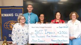 Dixon Kiwanis donates $2,500 to Dixon High School Impact program students