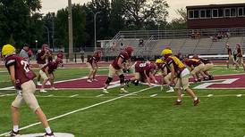 Morris fooball team shows up strong in annual Maroon & White scrimmage