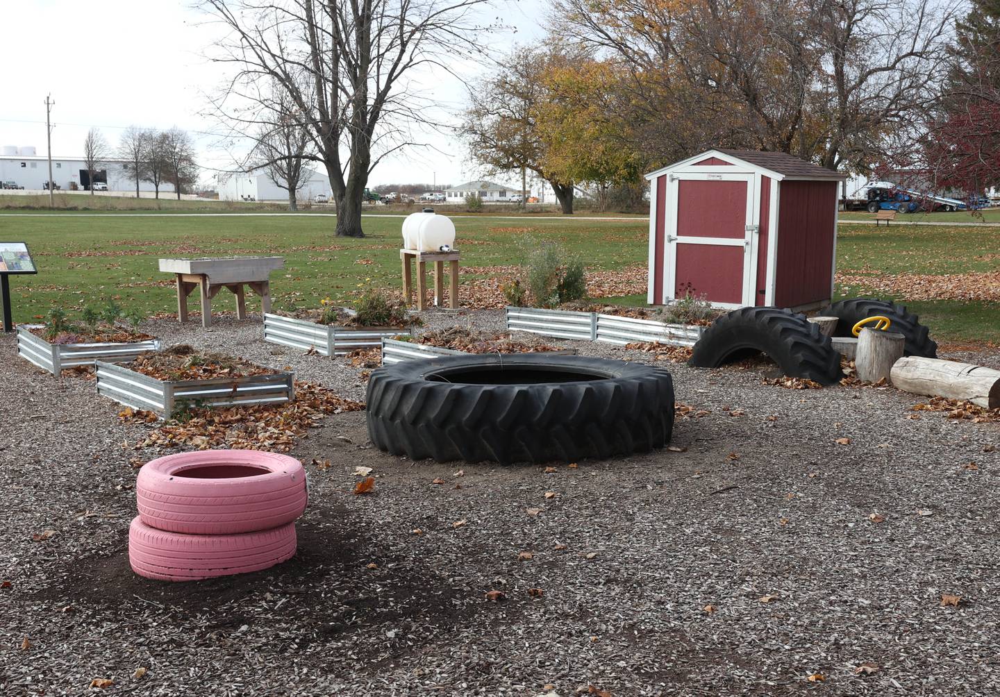 The toddler garden Thursday, Nov. 13, 2025, at Lions Community Park in Waterman.
