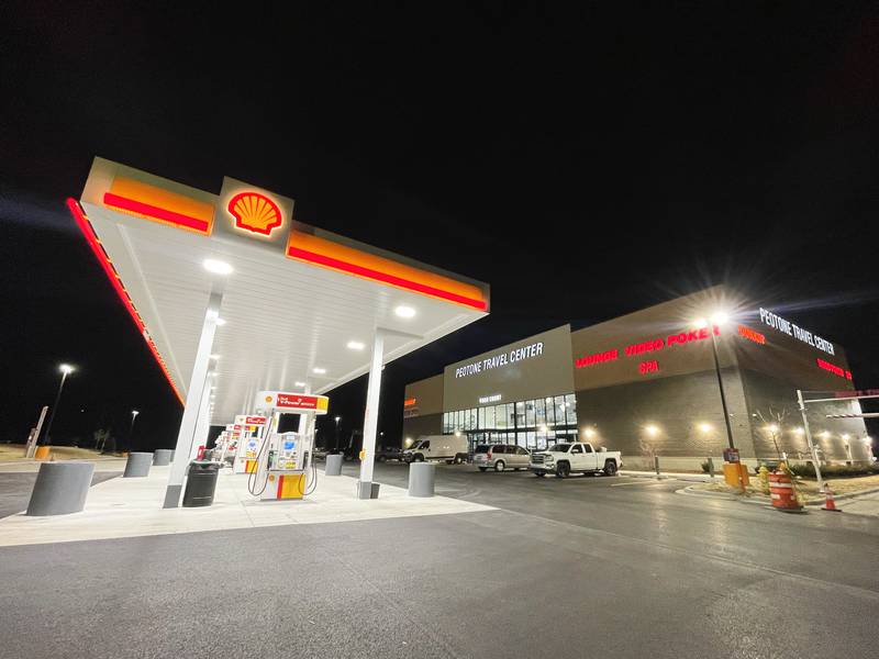 The Peotone Travel Center is open for business on Dec. 8, 2023.
