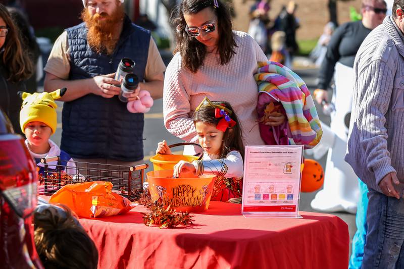 Parents brought their children to the La Grange Trunk or Treat event.  Oct 21, 2023