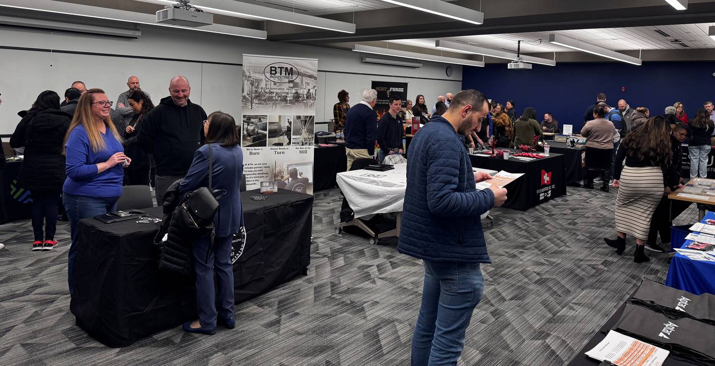 A job fair held Wednesday, Feb. 25, 2026, at the McHenry Community College's Woodstock Catalyst Campus was just for the nearly 400 people who recently lost their jobs with the closure of McHenry's Brake Parts Inc.