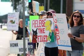 Photo: 'Good Trouble Lives On' rally in Crystal Lake
