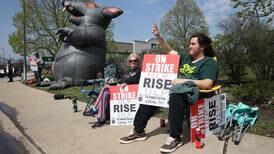 Joliet marijuana workers strike for second day on 4/20