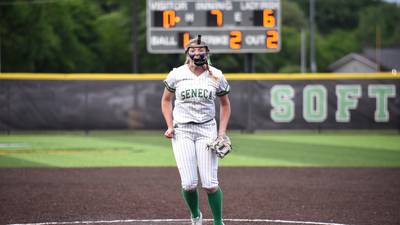 Tessa Krull’s shutout, Hayden Pfeifer’s homer power Seneca past Coal City in sectional semis
