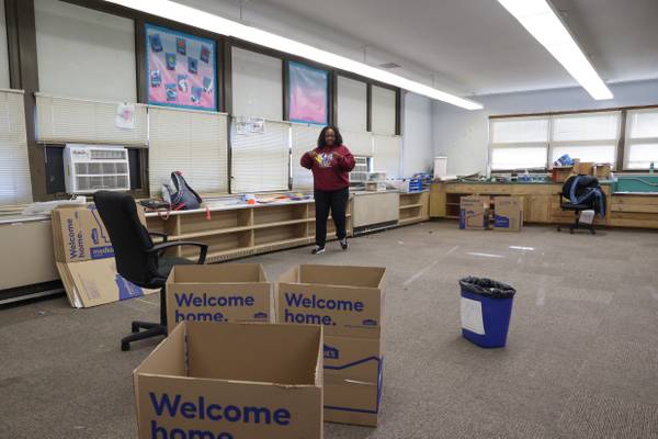 Packing up, moving out