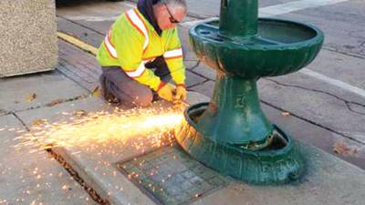Oregon's historic fountain getting a facelift this winter