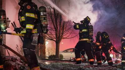 Cary home total loss after fire; pet dog missing