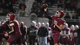 Slow start, resounding finish for Morris in 54-7 playoff win against Woodstock