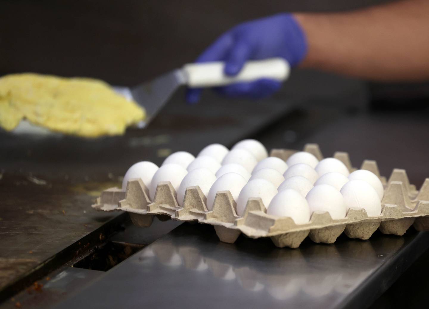 Eggs Friday, Feb. 21, 2025, at the Sycamore Parkway Restaurant in Sycamore.