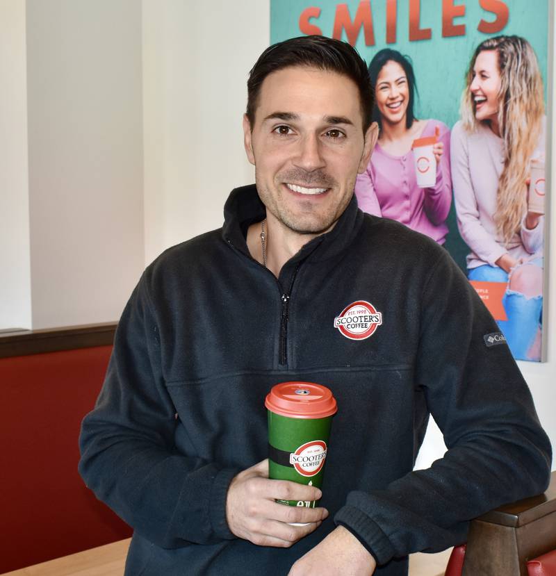 Tom Diamantopoulos had a career selling medical devices before recently purchasing a Scooter's Coffee franchise in Downers Grove