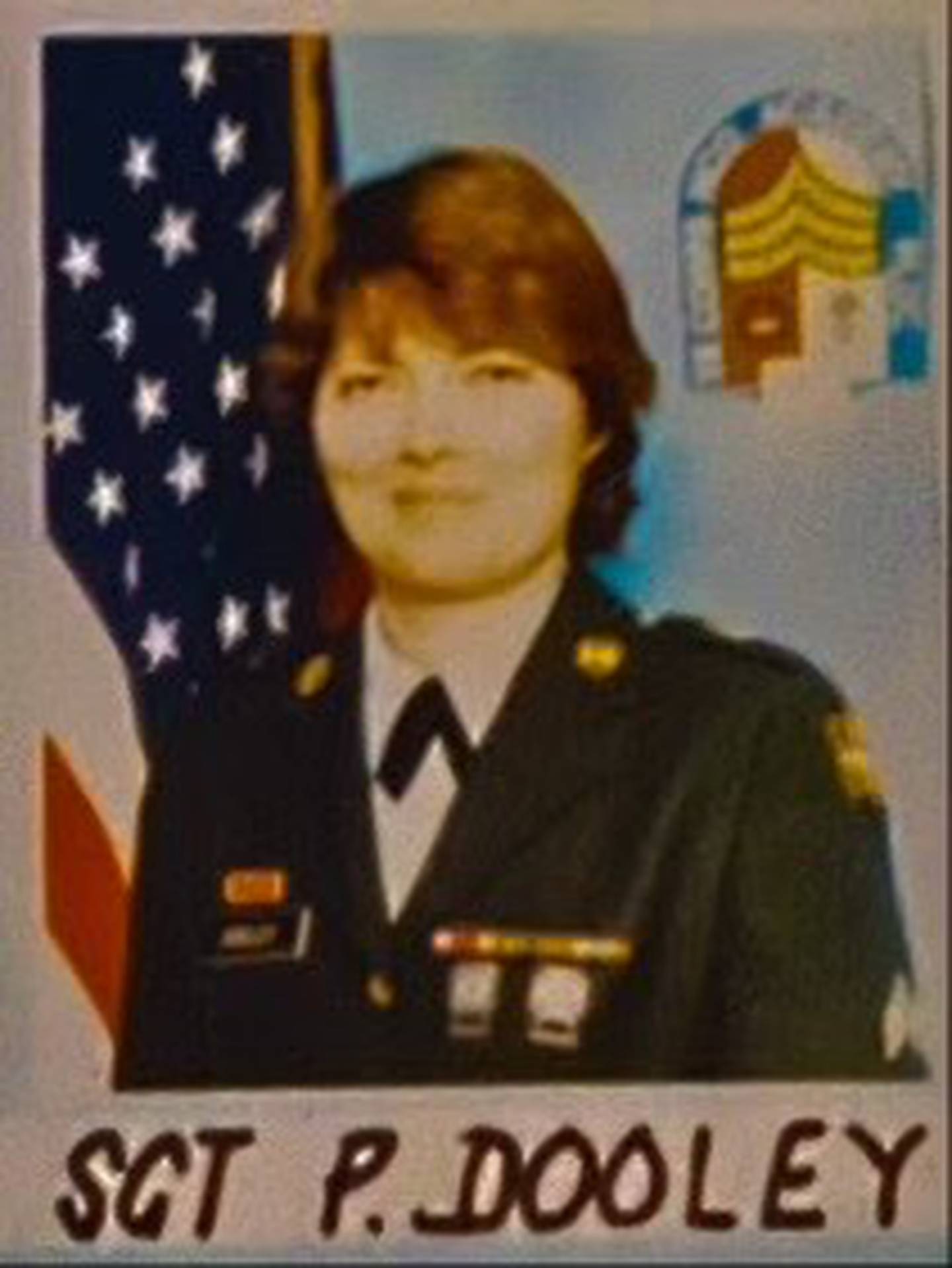 Sergeant Phyllis Clower in uniform during her Army service.