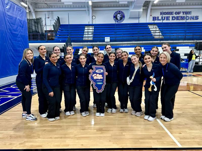 Nazareth Academy’s Competitive Dance Team has qualified for the State Finals for the fourth consecutive year following a second-place finish at the IHSA Class 1A Maine East Sectional on Jan. 25, 2025
