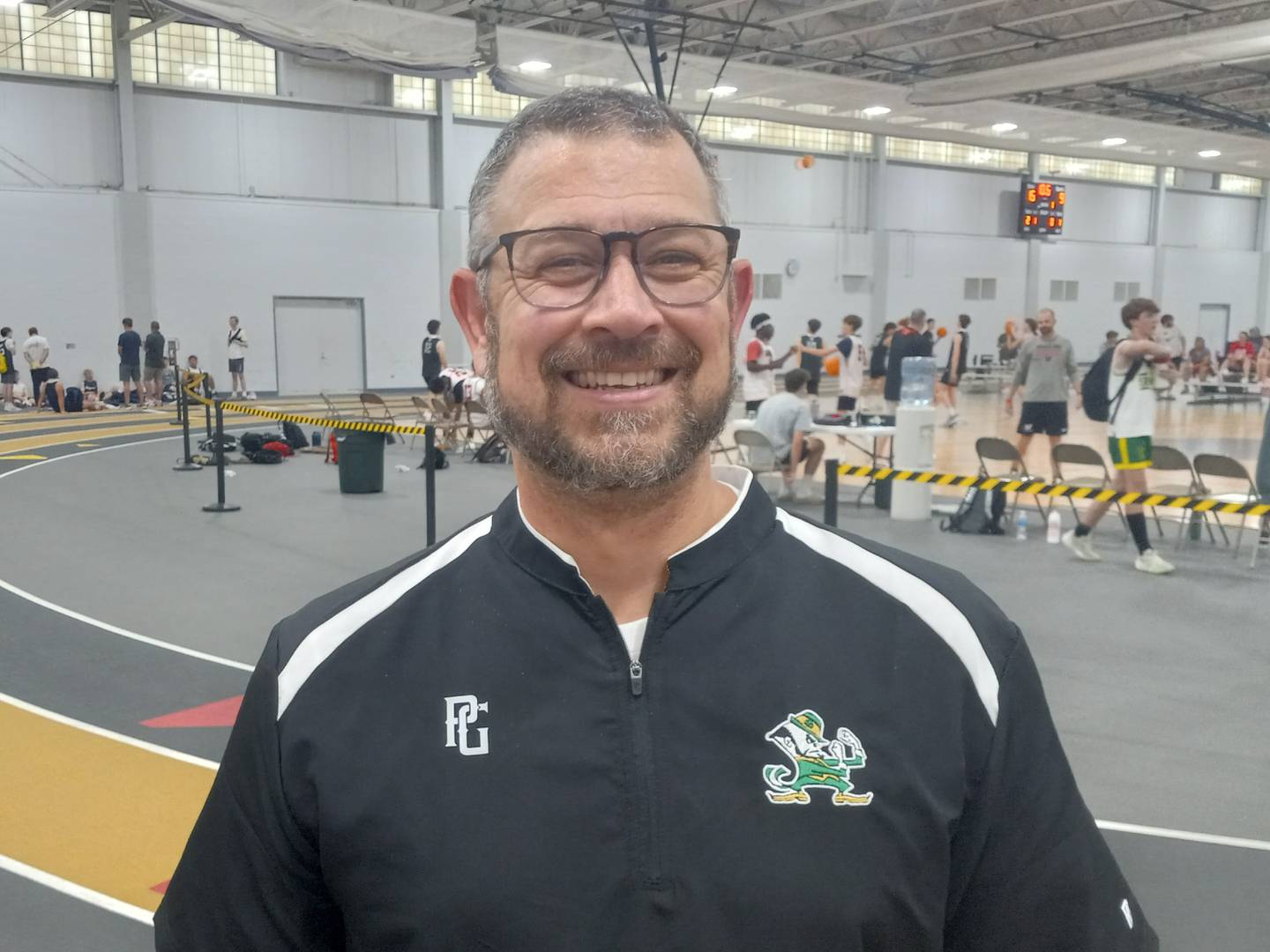 Seneca boys basketball coach Nathaniel Meiss