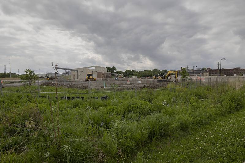 Sterling is close to a designation that could provide a tax incentive on Riverfront Park. Construction is underway Wednesday, June 4, 2025.