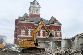 Demolition of old Ogle County Jail begins