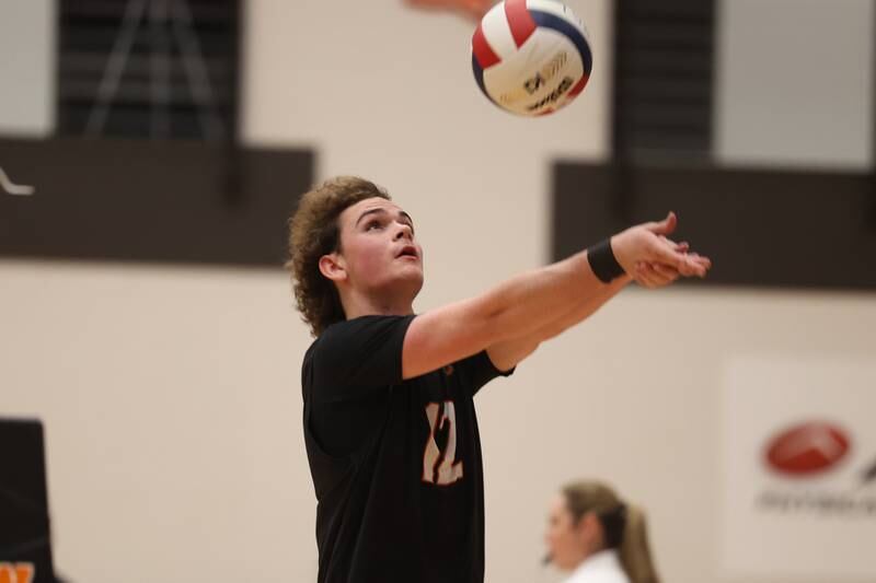 Lincoln-Way West’s Garrett Konopack runs down the ball against Plainfield East on Wednesday, March 22nd. 2023 in New Lenox.