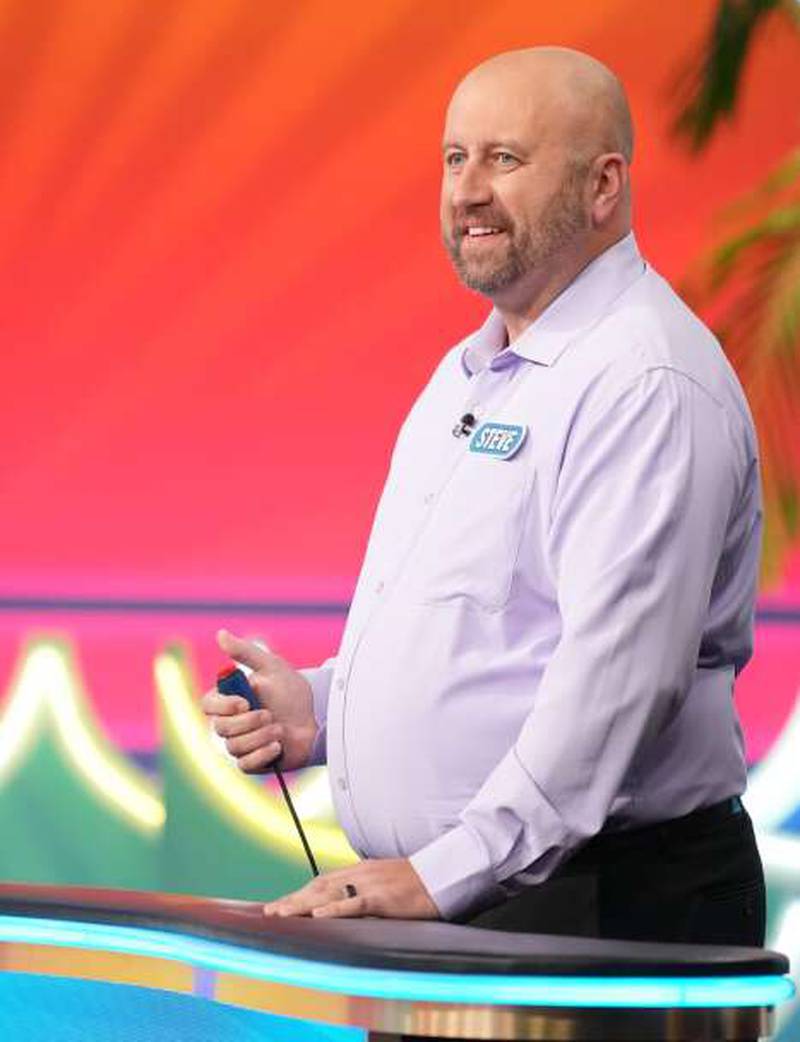 Steve Knapp of Hampshire said being on ‘Wheel of Fortune’ was a “bucket list” experience.
