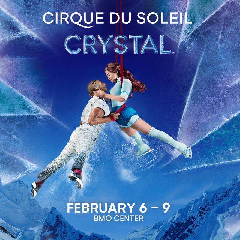 Cirque du Soleil's "Crystal" will be at the BMO Center in downtown Rockford Feb. 6-9, 2025.