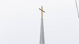Photos: Steeple removal and time capsule hopes