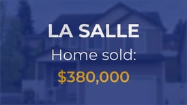 Single-family home in La Salle goes for $380,000