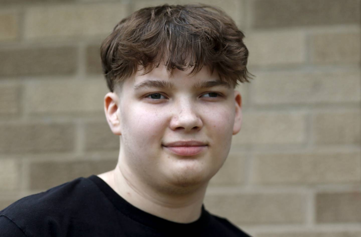 Joshua Smith, 17, on Wednesday, July 9, 2025, at their home in Johnsburg. Joshua underwent a heart and kidney transplant at Lurie Children's Hospital of Chicago. A welcome home parade is set for July 20.