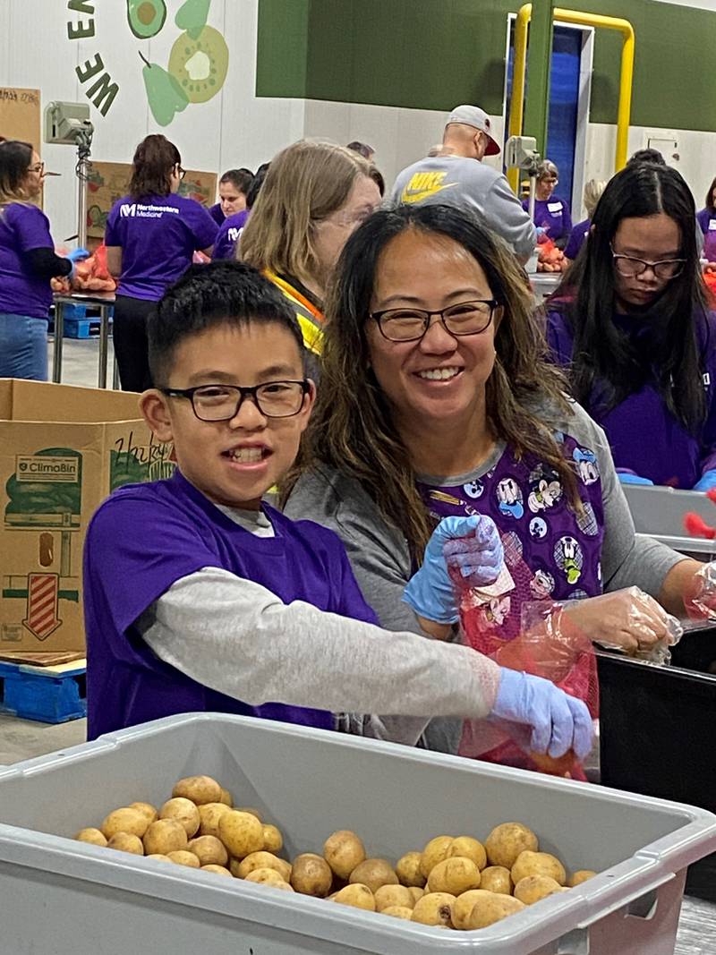 Team NM employee volunteer events took place at four food bank locations on Feb. 24, including at Northern Illinois Food Bank - Lake Forest.