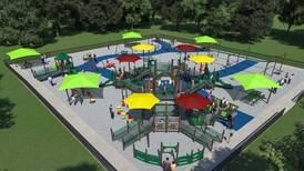 Playground in Woodstock’s Emricson Park torn down, but new one, plus pickleball and splash pad, on the way