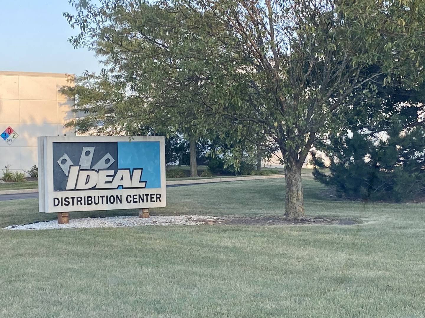 Construction is underway on Monday, Aug. 12, 2024, at Borden Avenue and South Prairie Drive in Sycamore for a $1 million public walking path by Ideal Industries.