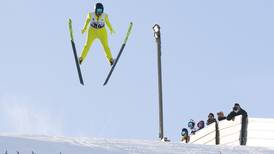 ‘The feeling of flying’: Ski jumpers soar through the air at Norge tournament 