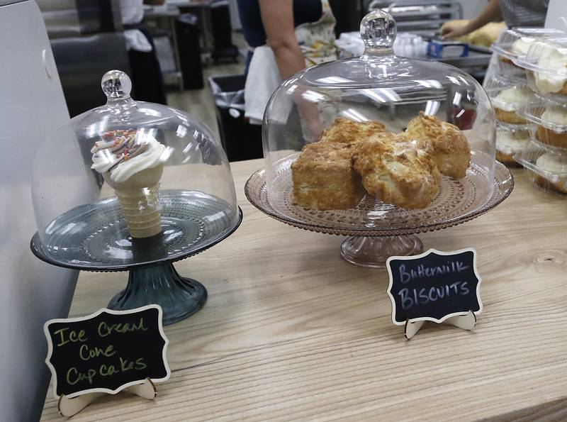 Baked goods for sale on Friday, June 27, 2025, at the recently opened Black Market Bakery in downtown Crystal Lake.