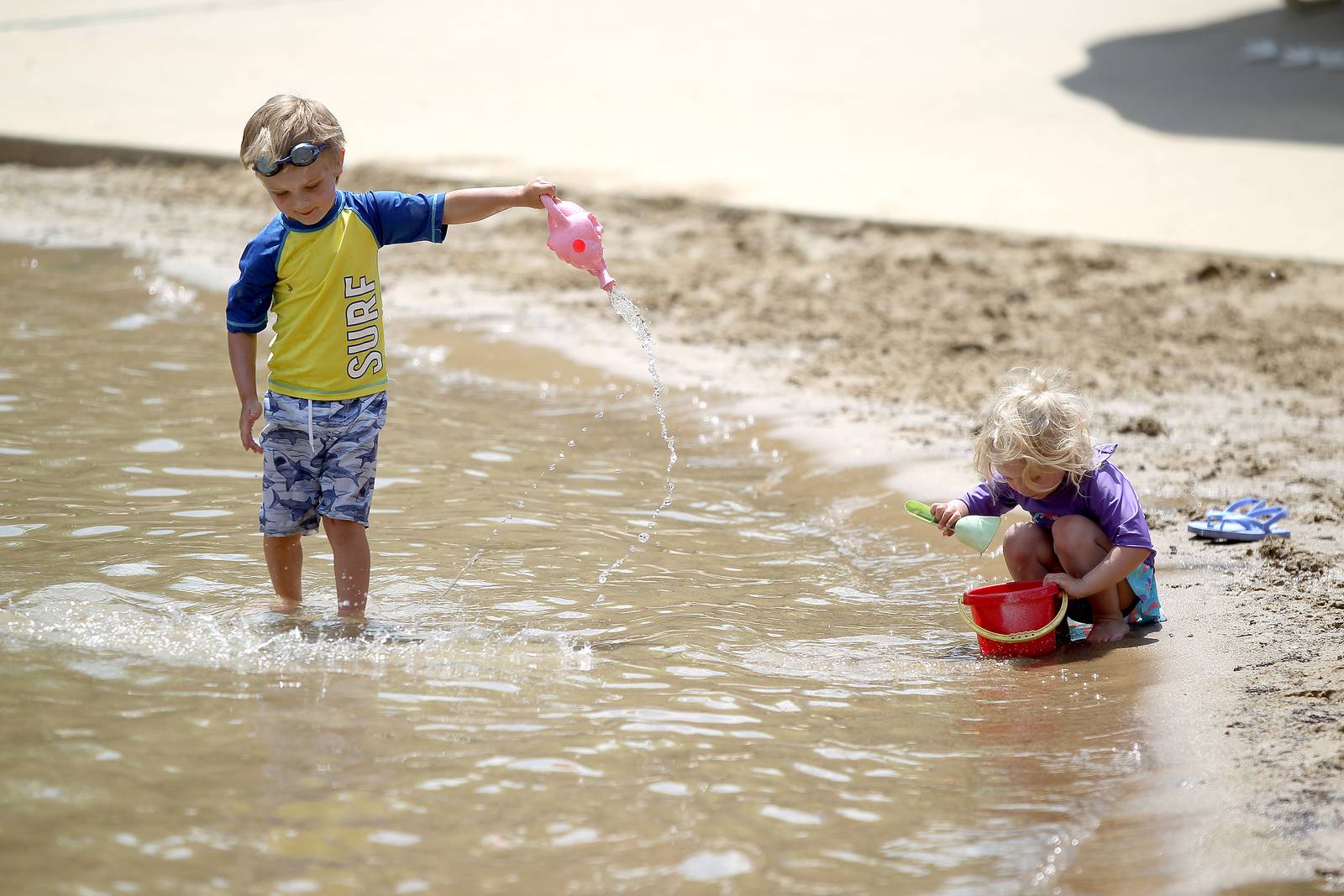 Photos Hall Quarry Beach open in Batavia Shaw Local