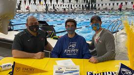 Cancer survivor Nolan Lahmann of Hinsdale Central finds creative way to keep swimming during pandemic