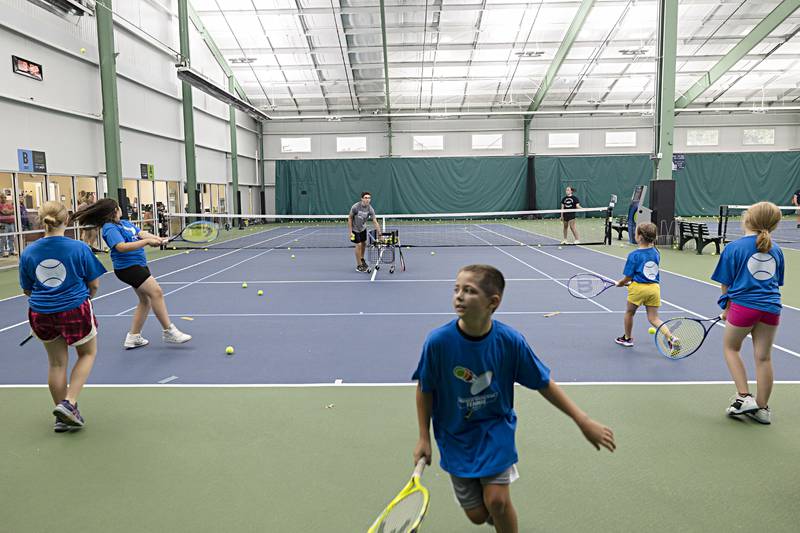 On the last day of the clinic, students showed off their new shots while competing against other groups Thursday, June 29, 2023 at Westwood.