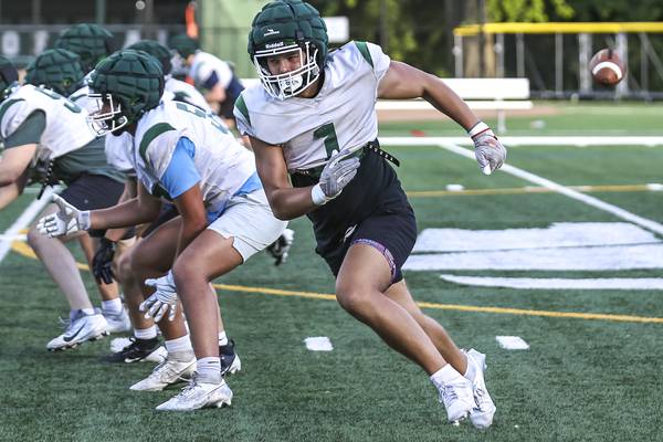 Photos: Glenbard West football takes to the practice field