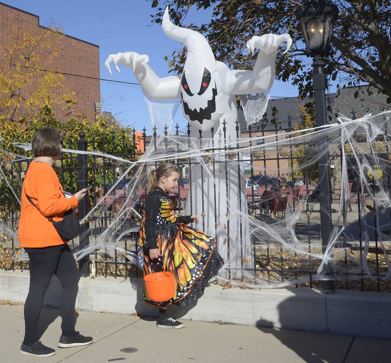 Trick or treaters had to beware as of what might greet them Saturday, Oct. 26, 2024, as they roamed downtown Streator during the annual downtown trick or treat.