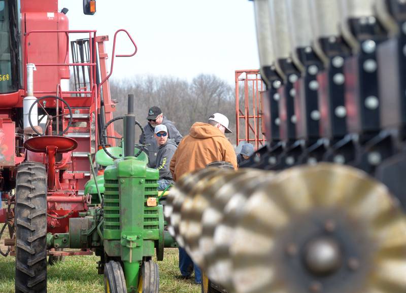 There was plenty of farm machinery for sale at the Hazelhurst Spring Consignment Auction west of Polo on Saturday, April 5, 2025.