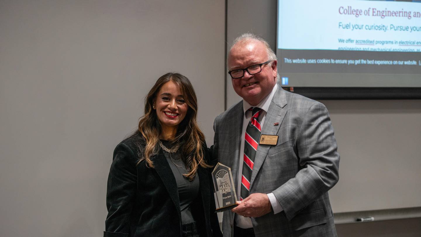 Divya Behl  was inducted into Northern Illinois University’s inaugural Hall of Fame class for the College of Engineering in November 2025.