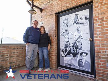 Downtown Dixon mural memorializes local veterans