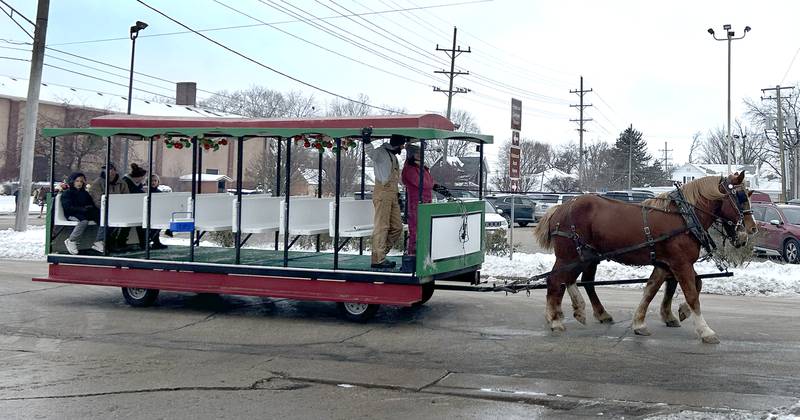 Polo's Christmas Festival included Mane Street Horse and Wagon Rides on Saturday, Dec. 6, 2025.
