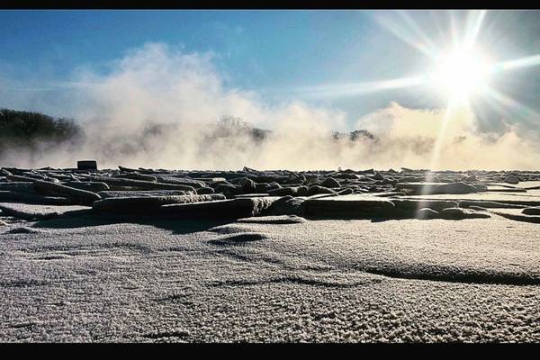 Officials monitor conditions as thick ice in Illinois, Kankakee rivers begins melting