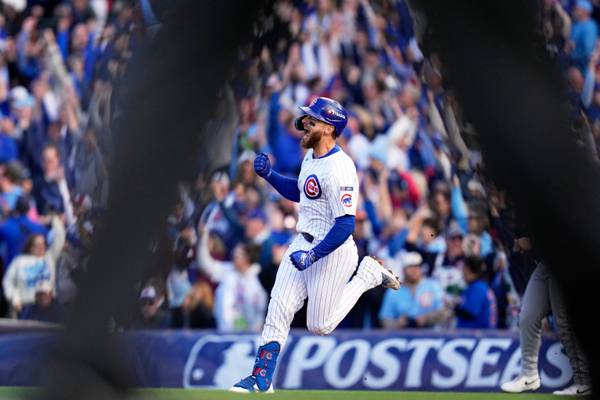 Stayin’ alive: Cubs score only in first inning but hang on to beat Brewers in Game 3