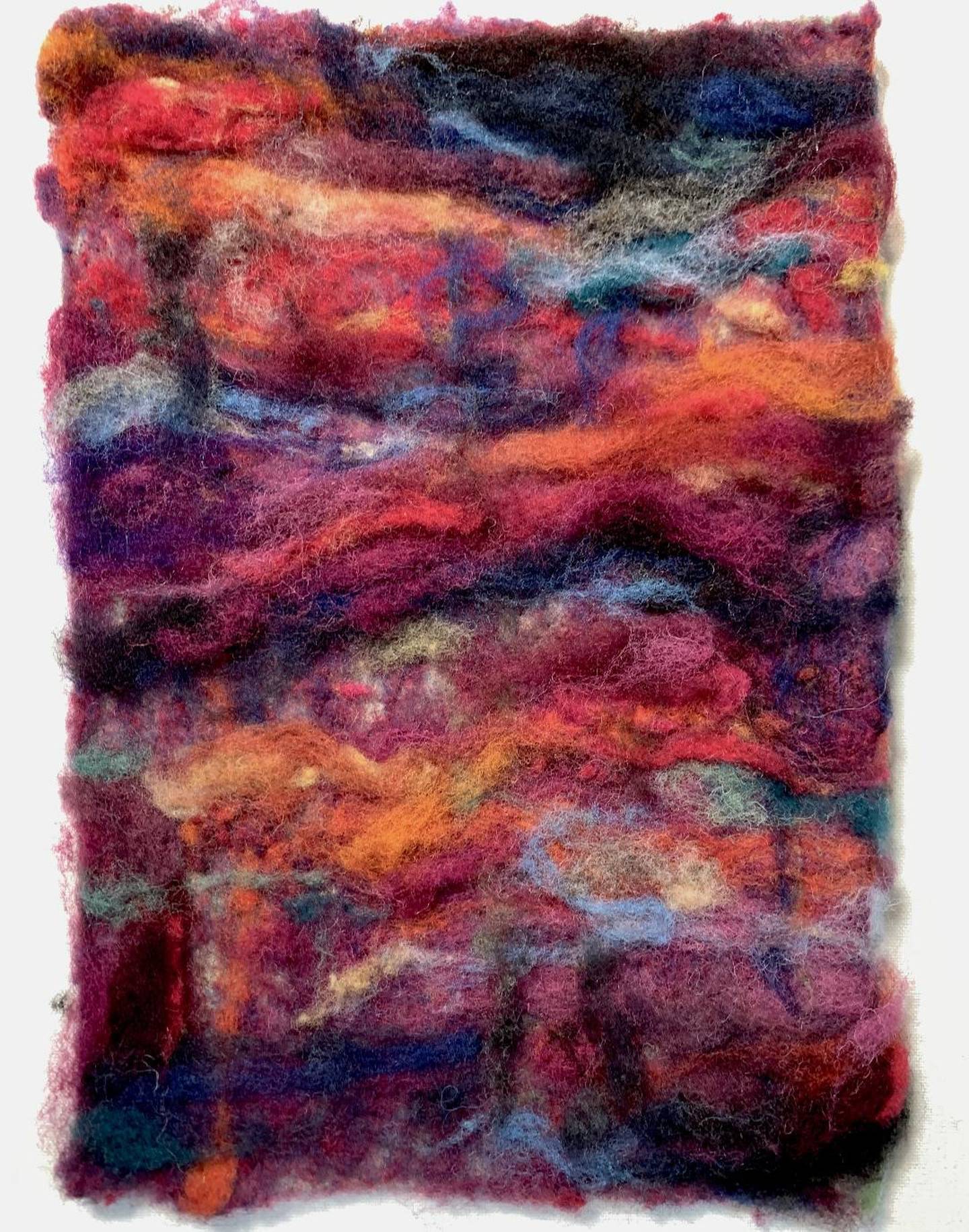 Symbiosis I by Maureen Ivy Fisher 11x14 Fiber