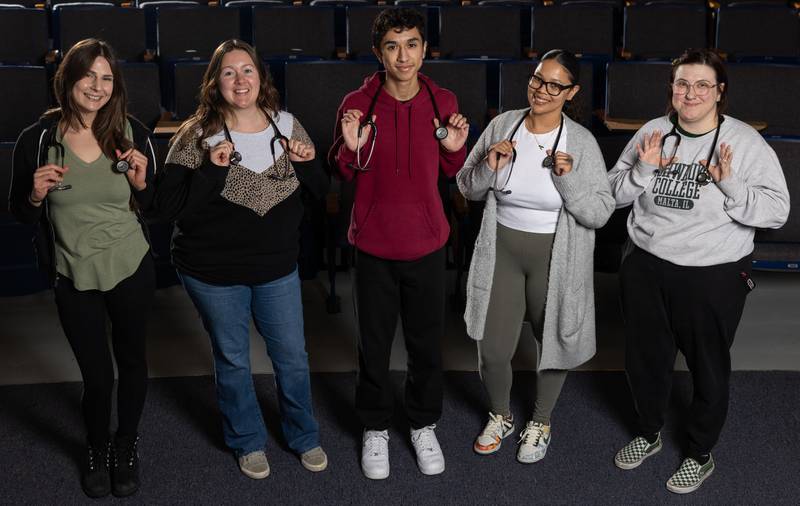 (Left to right); Katherine Anderson, Lauren Maddox, David Andrade, Ariyana Turks, and Laura Torres