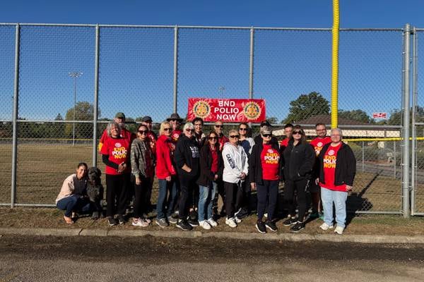 Six area Rotary Clubs in the Sauk Valley participate in End Polio Now Walk