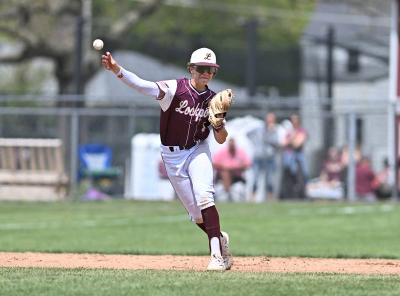 Lockport's David Kundrat in action during the non-conference game against Joliet West on Saturday, April. 27, 2024, at Lockport.