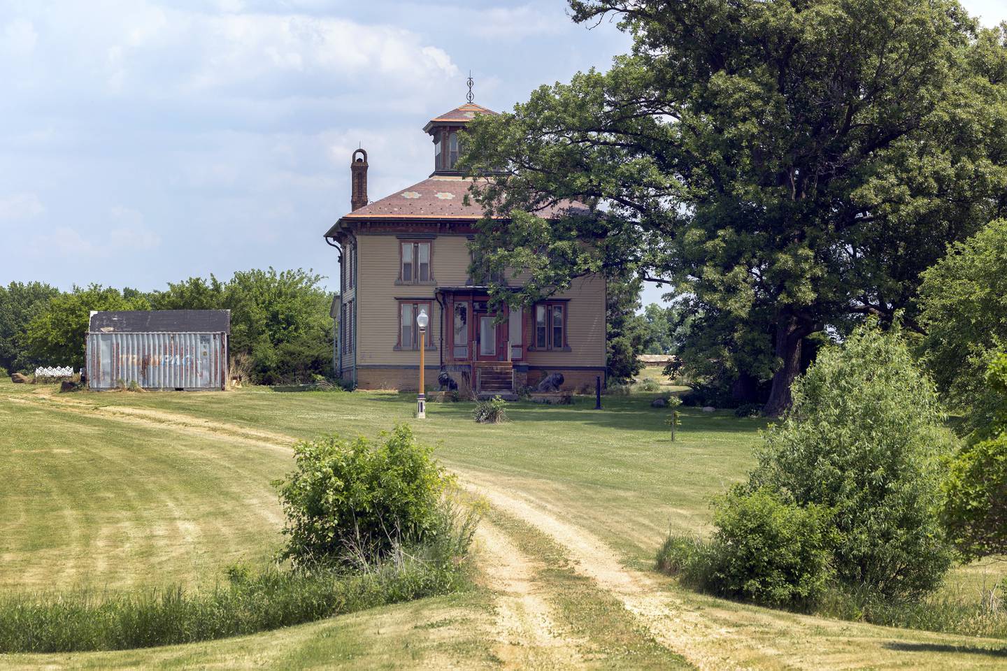 The Whitney Mansion, the only rural Lee County structure on the National Register of Historic Places, is threatened due to a proposed solar farm in the area. The mansion is located on Whitney Road, south of Franklin Creek.