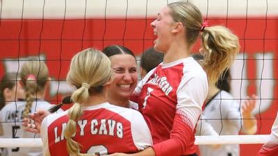 Photos: L-P volleyball overpowers Kaneland in straight-set victory